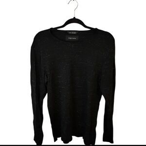 Wings + Horns Black Long Sleeve Top Size M